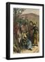 Phrenologist and Women on Mountain Trail-null-Framed Giclee Print