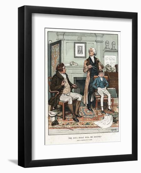 Phrenology, 1820-Frank Dadd-Framed Premium Giclee Print