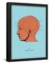 Phrenology Chart-null-Framed Poster