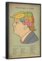 Phrenology Of Trump-null-Framed Poster