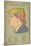 Phrenology Of Trump-null-Mounted Poster