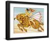 Phrixus and Helle Are Rescued by a Flying Ram with a Golden Fleece-null-Framed Giclee Print