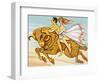 Phrixus and Helle Are Rescued by a Flying Ram with a Golden Fleece-null-Framed Giclee Print