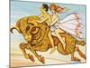 Phrixus and Helle Are Rescued by a Flying Ram with a Golden Fleece-null-Mounted Giclee Print