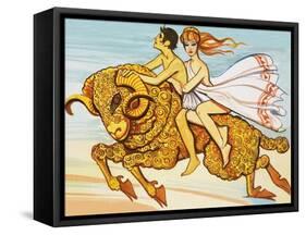 Phrixus and Helle Are Rescued by a Flying Ram with a Golden Fleece-null-Framed Stretched Canvas