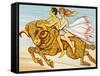 Phrixus and Helle Are Rescued by a Flying Ram with a Golden Fleece-null-Framed Stretched Canvas