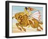 Phrixus and Helle Are Rescued by a Flying Ram with a Golden Fleece-null-Framed Giclee Print