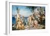 Phryne at the Festival of Poseidon in Eleusin-Henryk Siemieradzki-Framed Giclee Print