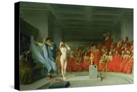 Phryne before the Areopagus-Jean-Léon Gerôme-Stretched Canvas