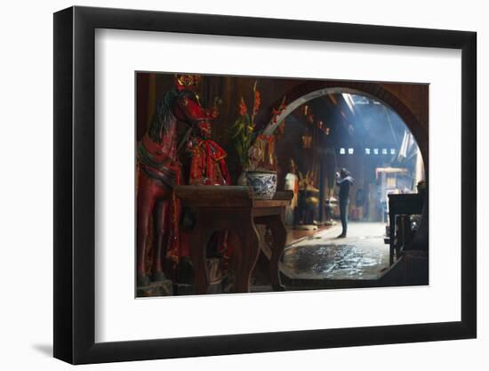 Phuoc an Hoi Quan Pagoda, Cholon, Ho Chi Minh City (Saigon), Vietnam, Indochina, Southeast Asia-Christian Kober-Framed Photographic Print