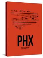 PHX Phoenix Airport Orange-NaxArt-Stretched Canvas