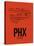PHX Phoenix Airport Orange-NaxArt-Stretched Canvas