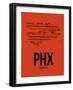 PHX Phoenix Airport Orange-NaxArt-Framed Art Print