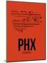 PHX Phoenix Airport Orange-NaxArt-Mounted Art Print