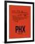 PHX Phoenix Airport Orange-NaxArt-Framed Art Print