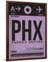 PHX Phoenix Luggage Tag 1-NaxArt-Framed Art Print