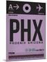 PHX Phoenix Luggage Tag 1-NaxArt-Mounted Art Print