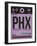 PHX Phoenix Luggage Tag 1-NaxArt-Framed Art Print