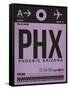 PHX Phoenix Luggage Tag 1-NaxArt-Framed Stretched Canvas