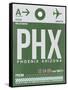 PHX Phoenix Luggage Tag 1-NaxArt-Framed Stretched Canvas