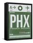 PHX Phoenix Luggage Tag 1-NaxArt-Framed Stretched Canvas