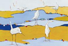 Marsh Egrets I-Phyllis Adams-Art Print