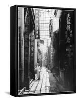 Physic Street, Canton, C.1867-72-John Thomson-Framed Stretched Canvas