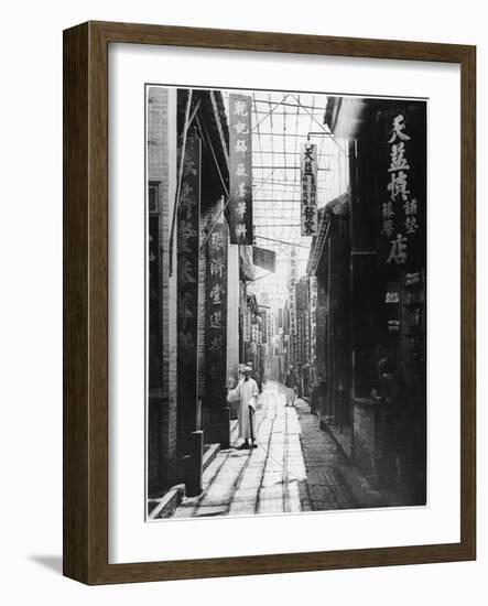 Physic Street, Canton, C.1867-72-John Thomson-Framed Photographic Print