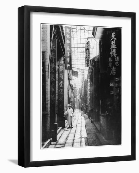 Physic Street, Canton, C.1867-72-John Thomson-Framed Photographic Print