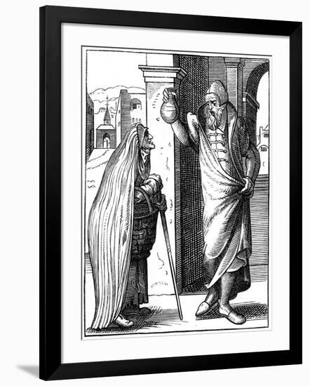 Physician, 16th Century-Jost Amman-Framed Giclee Print