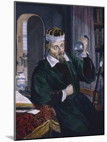 Physician Examining a Specimen of Patient's Urine, C.1600-null-Mounted Giclee Print