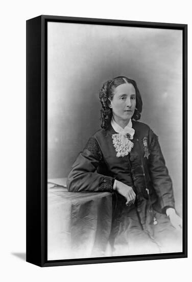 Physician Mary Edwards Walker-Mathew Brady-Framed Stretched Canvas