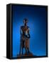 Physician, Statue of Imhotep, Tomb of Qar, Egypt-Kenneth Garrett-Framed Stretched Canvas