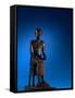 Physician, Statue of Imhotep, Tomb of Qar, Egypt-Kenneth Garrett-Framed Stretched Canvas