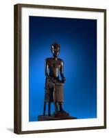 Physician, Statue of Imhotep, Tomb of Qar, Egypt-Kenneth Garrett-Framed Photographic Print