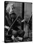 Physicist Dr. Albert Einstein Practicing His Beloved Violin-Hansel Mieth-Stretched Canvas