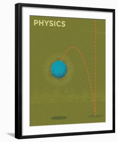 Physics-John W^ Golden-Framed Art Print