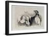 Physiognomy of the Characters of Classical Tragedy; "Yes, it Is Agamemnon Your King Who Awakens…-Honore Daumier-Framed Giclee Print