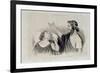 Physiognomy of the Characters of Classical Tragedy; "Yes, it Is Agamemnon Your King Who Awakens…-Honore Daumier-Framed Giclee Print