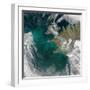 Phytoplankton Bloom in the North Atlantic Ocean-Stocktrek Images-Framed Photographic Print