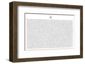 Pi 5000 Digits Math-SM Design-Framed Art Print