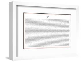 Pi 5000 Digits Math-SM Design-Framed Art Print