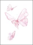 Pink Butterflys I-PI Juvenile-Art Print