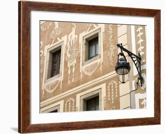 Pi Square in Barri Gothic District, Barcelona, Catalonia, Spain, Europe-Richard Cummins-Framed Photographic Print