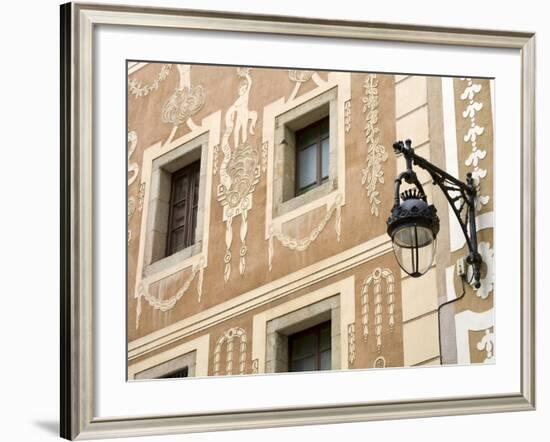 Pi Square in Barri Gothic District, Barcelona, Catalonia, Spain, Europe-Richard Cummins-Framed Photographic Print