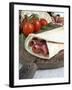 Piadina Flat Bread With Salami and Stracchino Cheese, Typical Emilia Romagna Food-null-Framed Photographic Print