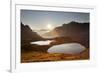 Piani Lakes, Sexten Dolomites Natural Park, Veneto, Italy. Sunrise on the Piani Lakes.-ClickAlps-Framed Photographic Print