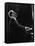 Pianist Arthur Rubenstein at the Piano, Smoking Cigar-Gjon Mili-Framed Stretched Canvas