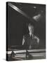 Pianist Arthur Rubenstein at the Piano-Gjon Mili-Stretched Canvas