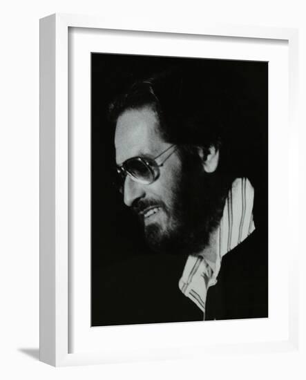 Pianist Bill Evans at the Newport Jazz Festival, Middlesbrough, 1978-Denis Williams-Framed Photographic Print